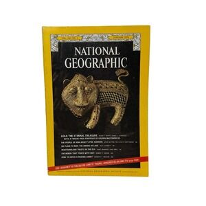 Vintage National Geographic Magazine January‎ 1974 Gold New Jersey Newfoundland